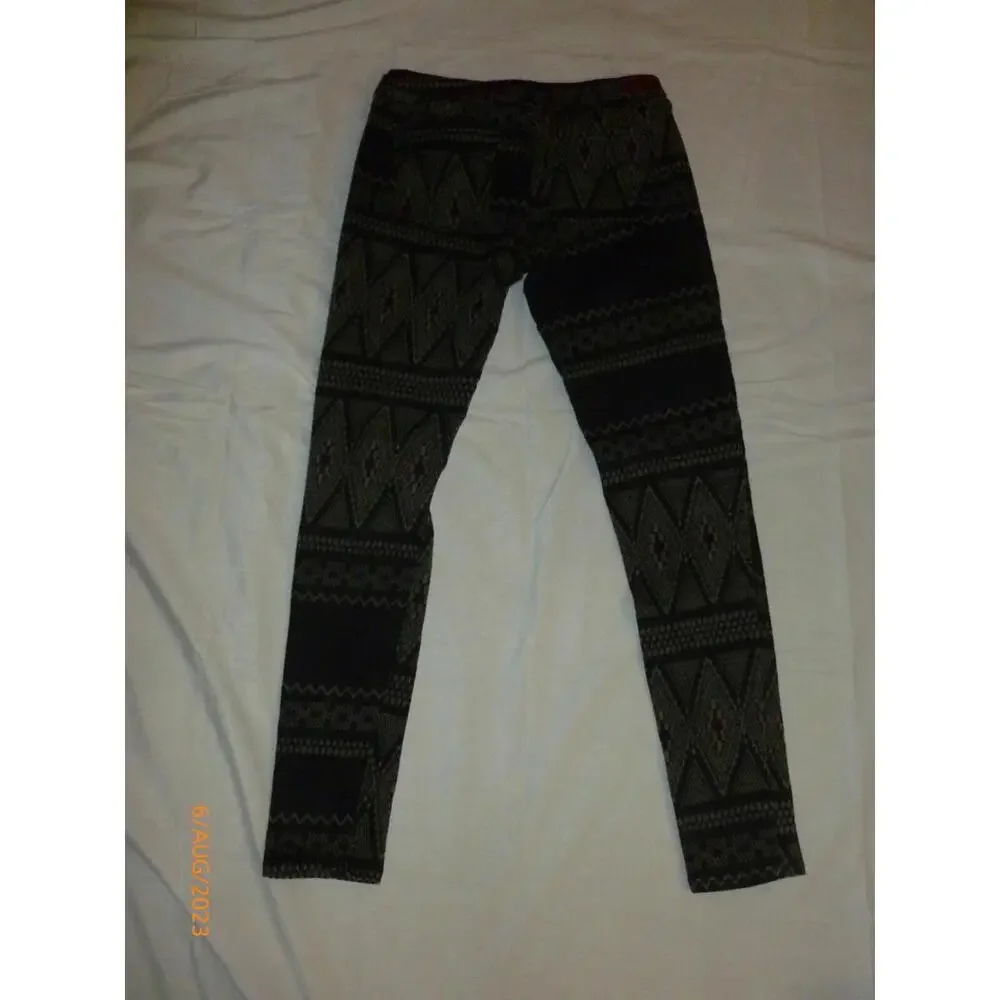Vintage Levi's S40197 Legging Jeans‎ Pants Patterned sz 30